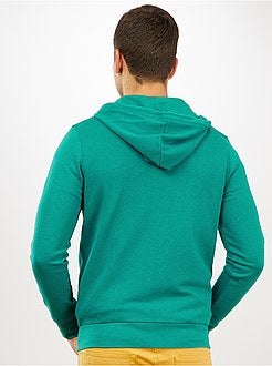 Uomo dalla S alla XXL - Felpa con zip e cappuccio - Kiabi