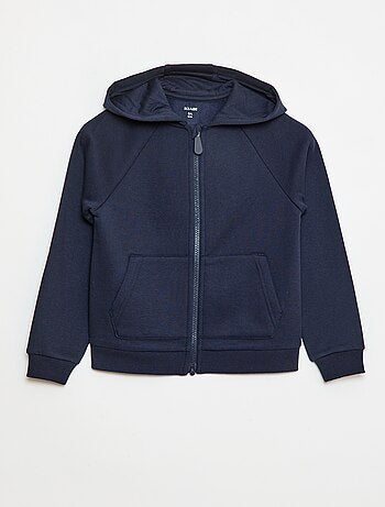 Felpa con zip e cappuccio con apertura zip con magnete - So Easy