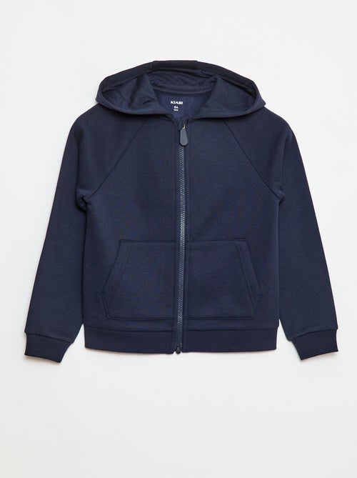 Felpa con zip e cappuccio con apertura zip con magnete - So Easy - Kiabi