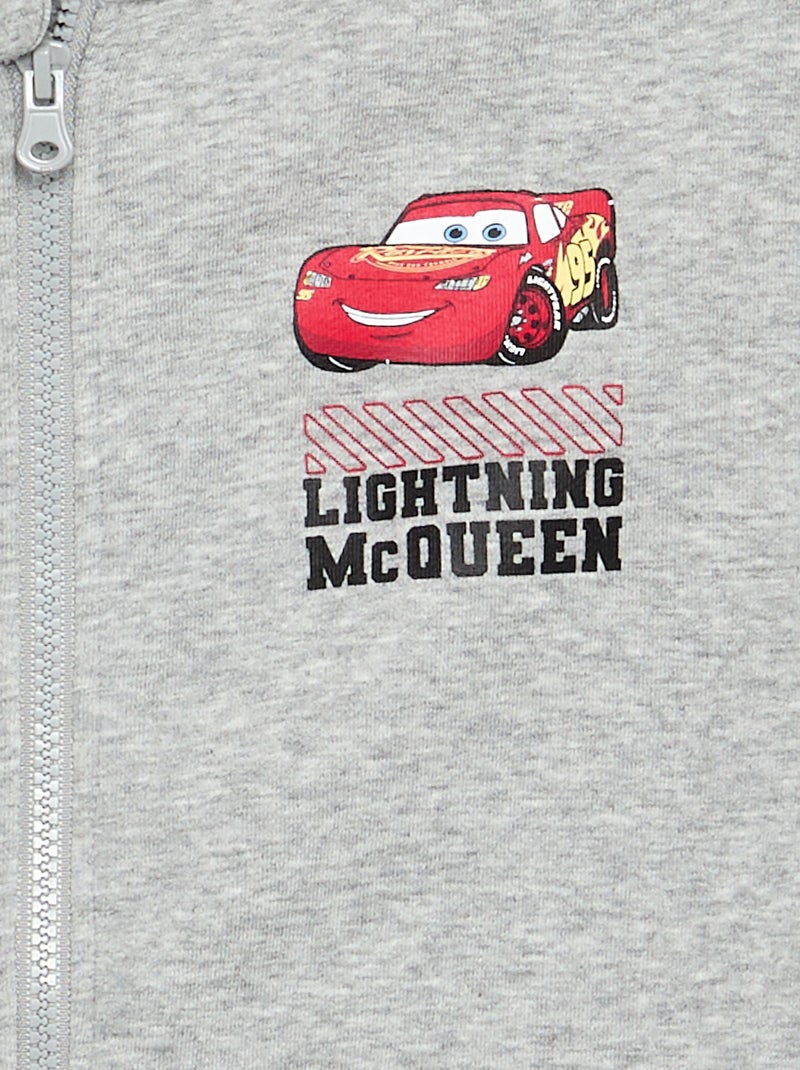 Felpa con zip e cappuccio 'Disney' 'Cars' Grigio - Kiabi