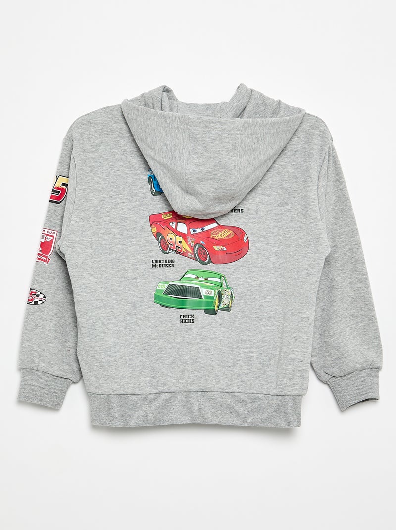 Felpa con zip e cappuccio 'Disney' 'Cars' Grigio - Kiabi