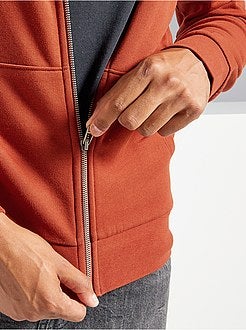 Felpa con zip e cappuccio ecosostenibile - Kiabi