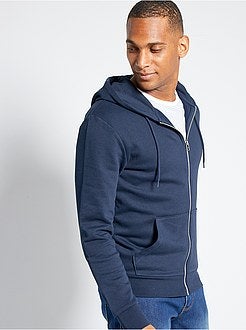 Felpa con zip e cappuccio ecosostenibile - Kiabi
