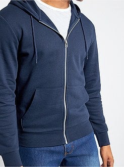 Felpa con zip e cappuccio ecosostenibile - Kiabi