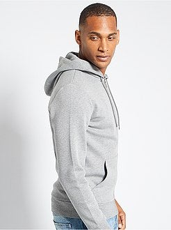 Felpa con zip e cappuccio ecosostenibile - Kiabi