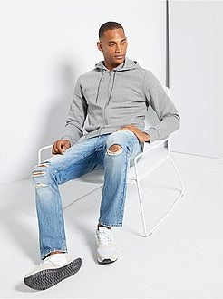 Felpa con zip e cappuccio ecosostenibile - Kiabi