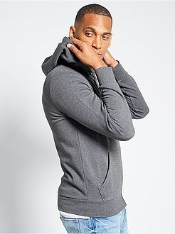 Felpa con zip e cappuccio ecosostenibile - Kiabi