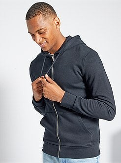 Felpa con zip e cappuccio ecosostenibile - Kiabi