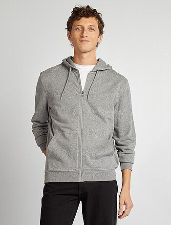 Felpa con zip e cappuccio