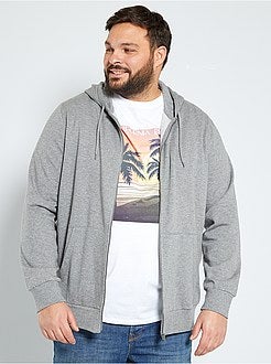 Felpa con zip e cappuccio - Kiabi