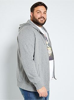 Felpa con zip e cappuccio - Kiabi