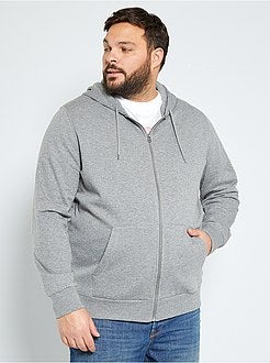Felpa con zip e cappuccio - Kiabi