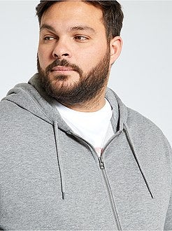 Felpa con zip e cappuccio - Kiabi