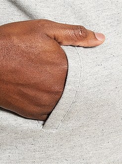 Taglie forti Uomo - Felpa con zip e cappuccio - Kiabi