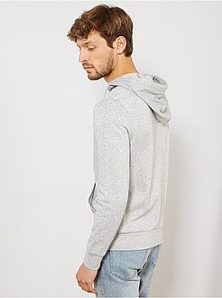 Felpa con zip e cappuccio - Kiabi