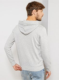 Felpa con zip e cappuccio - Kiabi