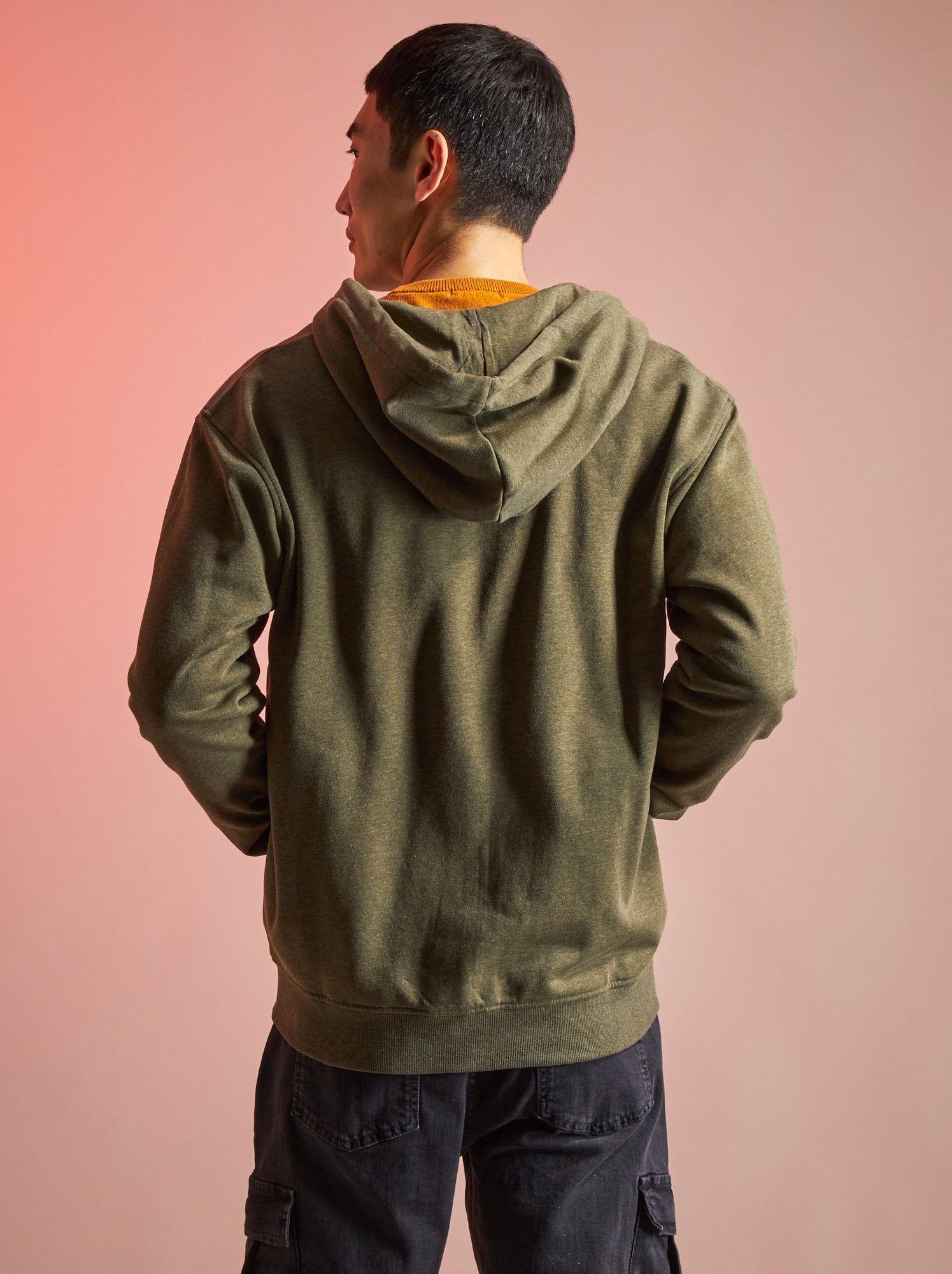 SUN 68 - FELPA FULL ZIP CON CAPPUCCIO BASIC - 050073201_07 - BLU - Foto 2