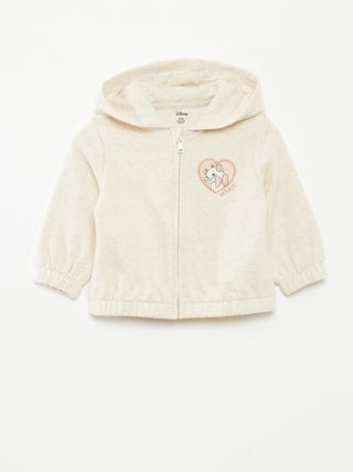 Felpa con zip e cappuccio 'Minou'