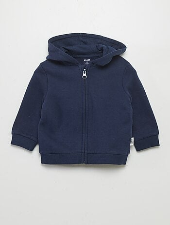 Felpa con zip e cappuccio