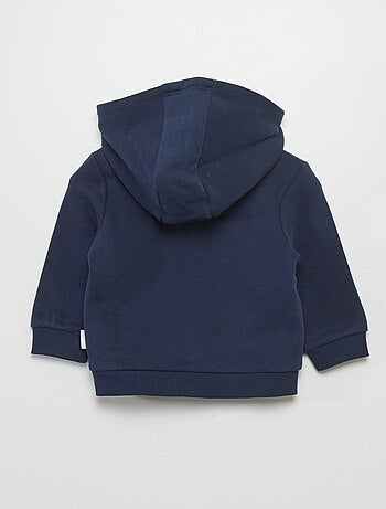 Felpa con zip e cappuccio