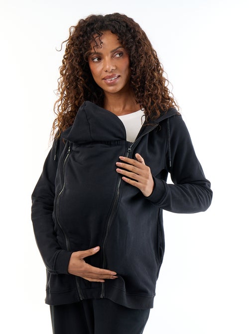 Felpa con zip e cappuccio per allattamento - Kiabi