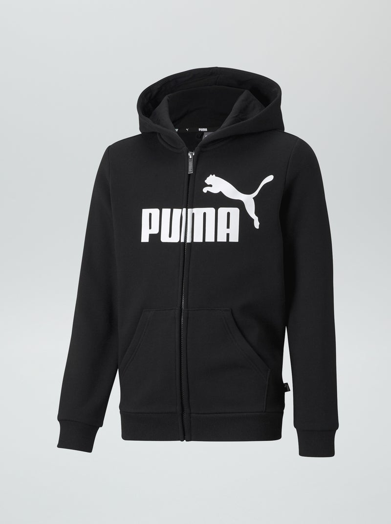 Felpa con zip e cappuccio 'Puma' NERO - Kiabi