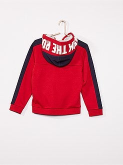 Felpa con zip e cappuccio - Kiabi