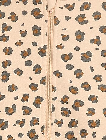 Felpa con zip e cappuccio stampata