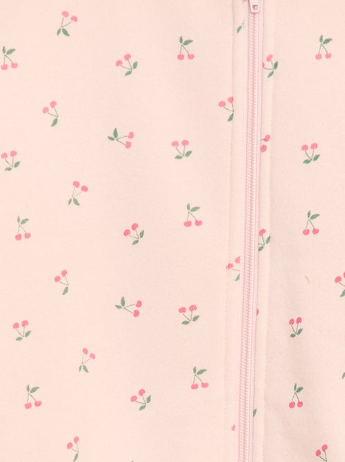 Felpa con zip e cappuccio stampata - Kiabi