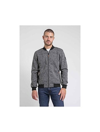 Felpa con zip e colletto alto WALTAREK