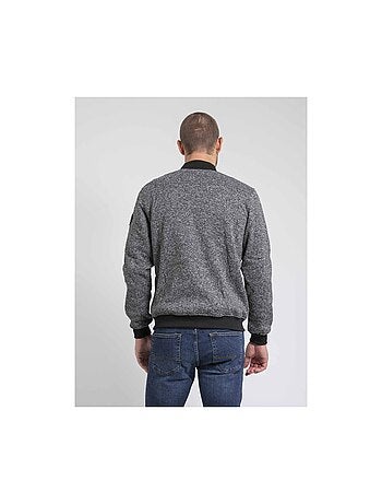 Felpa con zip e colletto alto WALTAREK