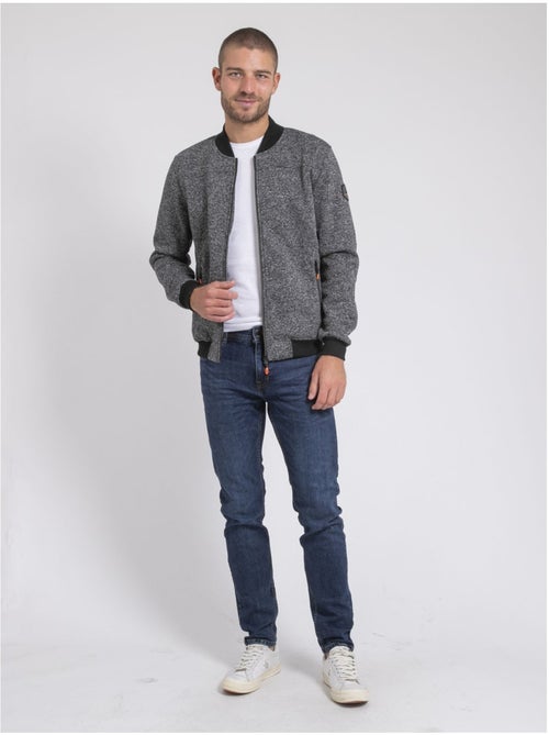 Felpa con zip e colletto alto WALTAREK - Kiabi