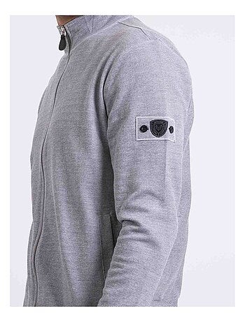 Felpa con zip e colletto alto WESTUNION