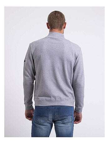 Felpa con zip e colletto alto WESTUNION