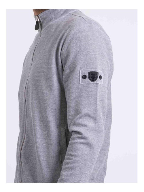 Felpa con zip e colletto alto WESTUNION - Kiabi