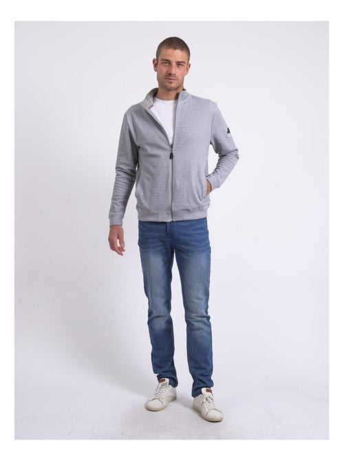 Felpa con zip e colletto alto WESTUNION - Kiabi