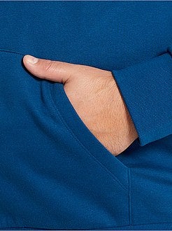 Taglie forti Uomo - Felpa con zip eco-sostenibile - Kiabi