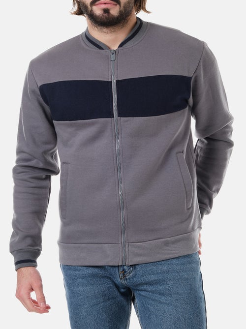 Felpa con zip - Kiabi