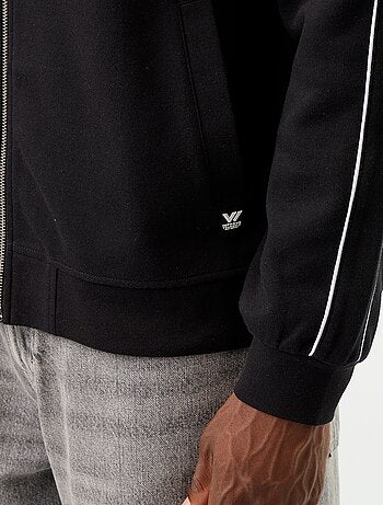 Felpa con zip in felpa