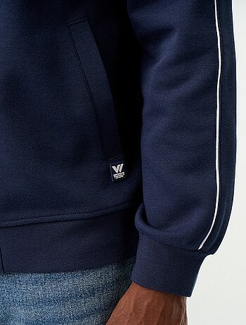 Felpa con zip in felpa