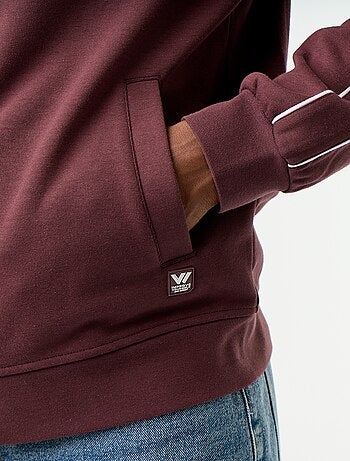 Felpa con zip in felpa