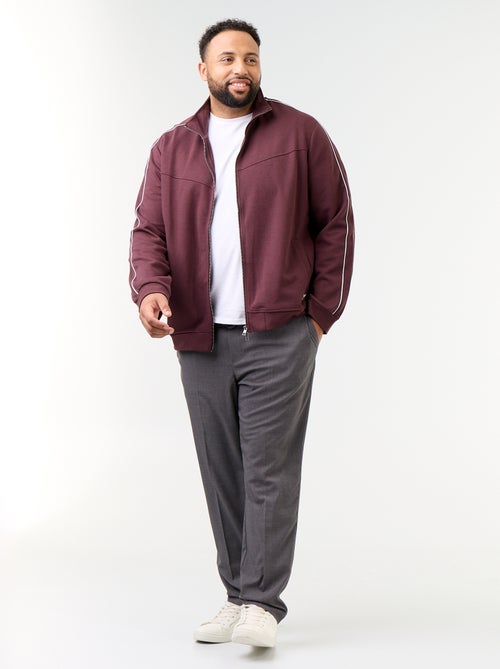 Felpa con zip in pile leggero - Kiabi Felpa con zip in pile leggero - Kiabi