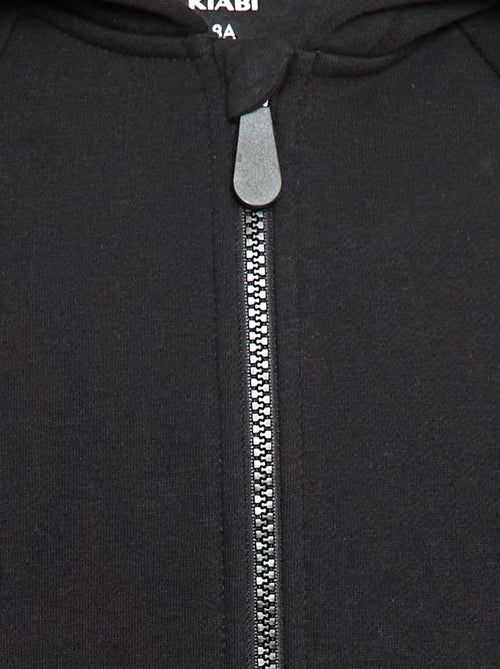 Felpa con zip magnetica e cappuccio - collezione facile da indossare - Kiabi
