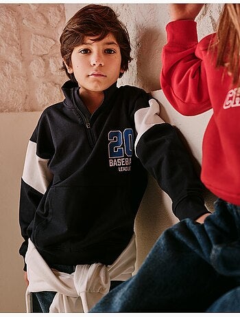 Felpa con zip, MO Fashion