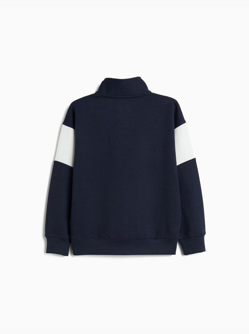 Felpa con zip, MO Fashion Blu - Kiabi