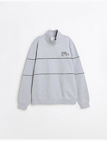 Felpa con zip, MO Fashion