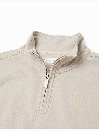 Felpa con zip, MO Fashion