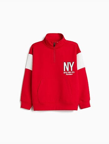 Felpa con zip, MO Fashion