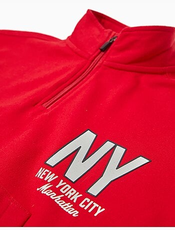 Felpa con zip, MO Fashion