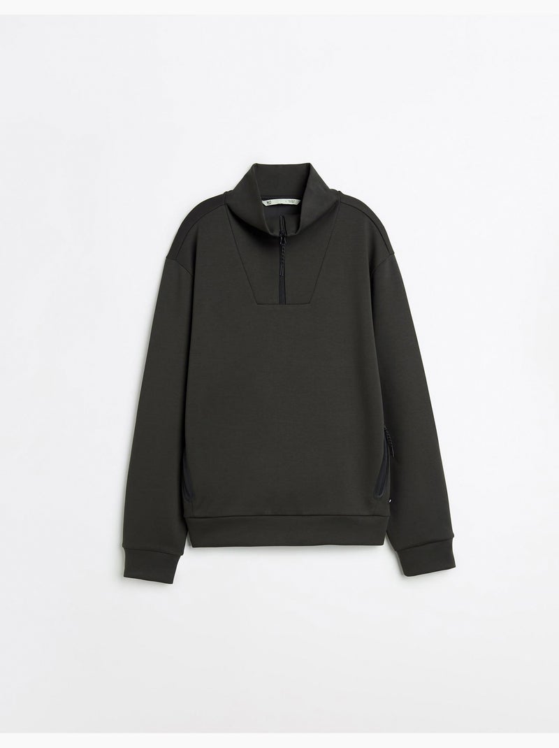 Felpa con zip, MO Fashion Verde - Kiabi